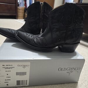 Old Gringo Black Cowboy Boots